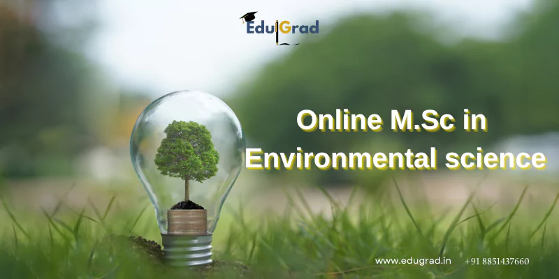 Online M.Sc in Environmental science