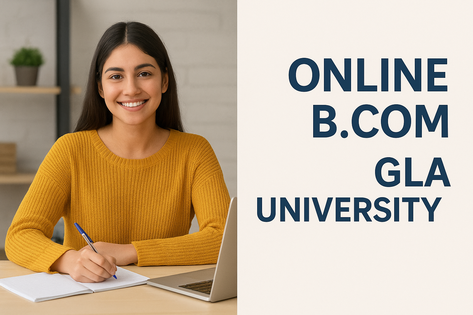 Online BCom GLA University – UGC-Recognized Commerce Degree