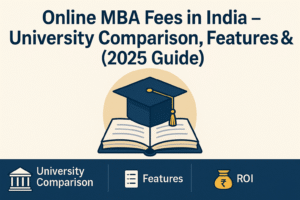 Online MBA Fees in India – University Comparison, Features & ROI (2025 Guide)