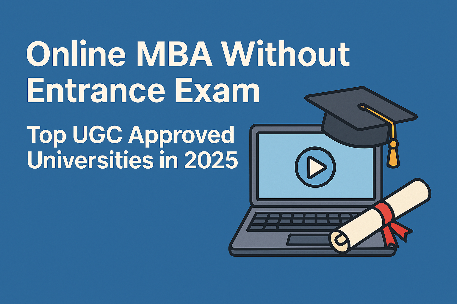 Online MBA Without Entrance Exam – Top UGC Approved Universities in 2025