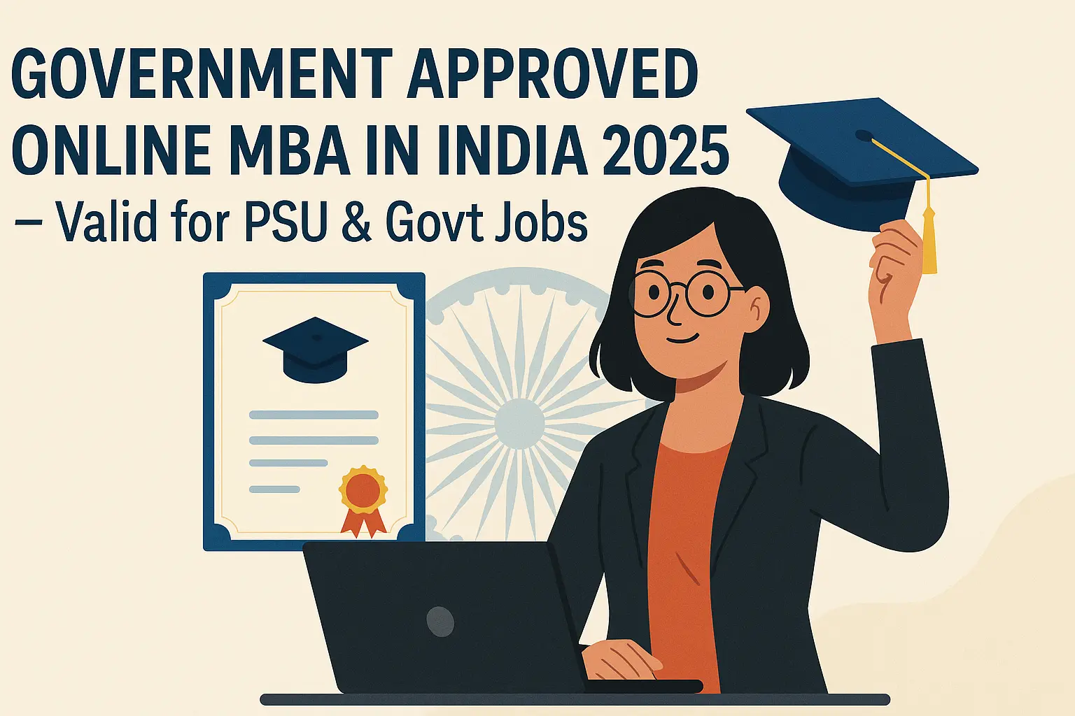 Government Approved Online MBA in India 2025 – Valid for PSU & Govt Jobs
