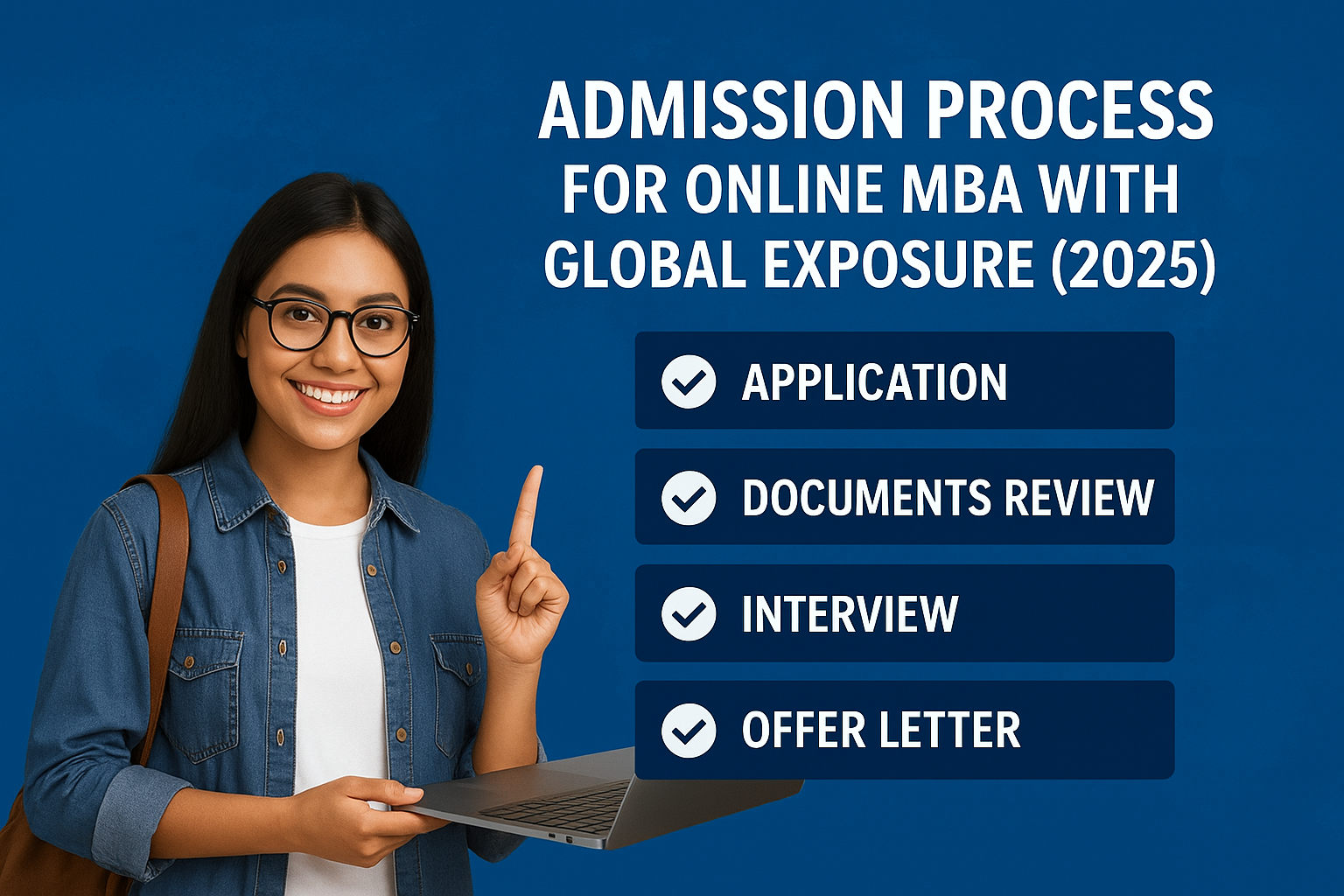 Admission Process for Online MBA with Global Exposure (2025)