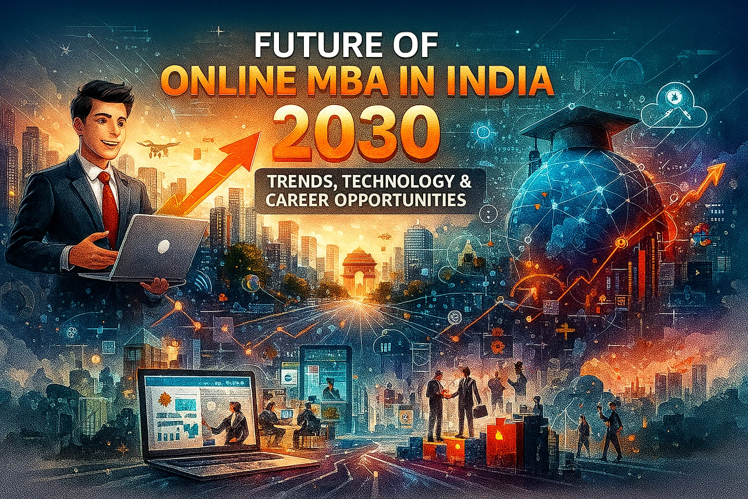 Future of Online MBA in India 2030 – Trends, Technology & Career Opportunities