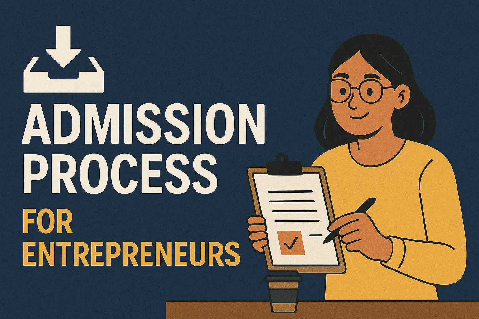📥 Admission Process for Entrepreneurs
