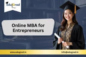 Online MBA for Entrepreneurs in India 2025